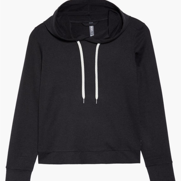 VUORI HALO ESSENTIAL HOODIE BLACK HEATHER SIZE SMALL NWT - Picture 4 of 12